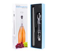 Varilla enfriadoro de vino, barra enfriadora de acero inoxidable, 3 en 1 para botellas, regalo para amantes del vino