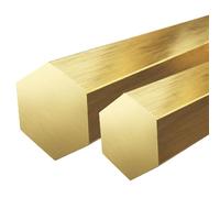 Varilla Hexagonal de latón 100cm, barra precisión 3mm a 10mm for herramientas escultura y artesanía, 5 uds(8x1000mm)