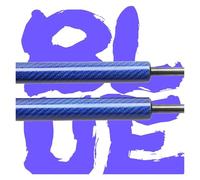 Varilla Hidráulica Ammortizzatore A Molla A Gas Per Cofano Anteriore Modificato Per CR-X Del Sol 1992-1998 Supporto Sollevamento Montante A Gas Amortiguadores Capó(BLUE CARBON FIBER)