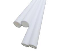 Varilla hueca de PTFE de 50 cm - Tubo de politetrafluoroetileno blanco for bricolaje/sellos/bujes/válvulas - Diámetro exterior: 20-55 mm, orificio: 8-45 mm(52mmx40mm)