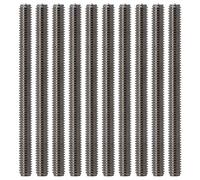 Varilla m4 Barra de acero inoxidable de acero inoxidable Desgaste resistente a la barra roscada Resistente para equipos de ingeniería maquinaria médica 10 paquete (Segrehy4yzm-14)