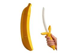 Varilla mágica extensible de plátano - Accesorio retráctil realista | Juguete transformador de plátanos, para niños, niñas, fiestas en casa, interior y exterior, cumpleaños, Halloween, juego de rol