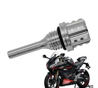 Varilla medidora de aceite para motocicleta, barra de inmersión de aceite, barra de inmersión reutilizable, accesorios de modificación de moto, aluminio CNC, diseño hexagonal, ligero, protección