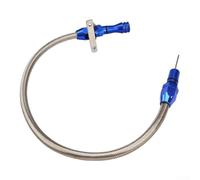 Varilla Medidora Transmisión Manguera Trenzada Duradera(Blue) | para acero inoxidable para robusto, manguera trenzada, desgaste, 530mm, TH350 TH400