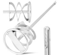 Varilla Mezcladora 80x400 mm SDS Plus Mortero Yeso Hormigón Pintura Adhesivo Mezcla Espiral Acero Inoxidable Resistente Herramienta Profesional Construcción