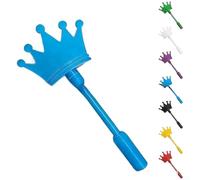 Varilla mística encantada con detalle de corona para tocar para pagar, resistente para varita Pla para juegos de fiesta de niños y actividades de juego de rol imaginativas, novedad ligera en color