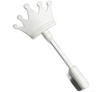 Varilla mística encantada con detalle de corona para tocar para pagar, resistente para varita Pla para juegos de fiesta de niños y actividades de juego de rol imaginativas, novedad ligera en color