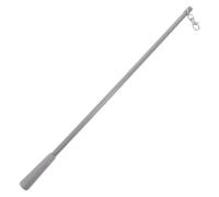 Varilla para Cortinas de Ventana de 43cm, Aluminio Reforzado | Conexión a Presión, Soporte Firme para Telas Pesadas y Capas Múltiples, Adecuado para Apartamentos y Salas