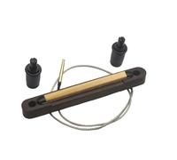 Varilla piezoeléctrica compacta y ligera para guitarra baja, ideal para uso portátil en estudios de conciertos y ensayos, fácil de instalar pastilla de bajos