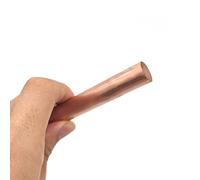 Varilla redonda de cobre puro, barra T2 de 300mm de longitud, fresado, soldadura, metalurgia, diámetro 20mm, 22mm, 25mm, 28mm, elaboración sólida(22mm)