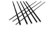Varilla redonda de fibra carbono 1000 mm longitud con varios diámetros, alta resistencia y ligereza, piezas compuestas for bricolaje(2mmx1000mm 10pcs)