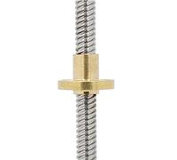 Varilla roscada, 1 tornillo de avance T8 for impresora 3D, rosca de 8 mm, paso de 2 mm, avance de 2 mm, 4 mm, 8 mm, 10 mm, 12 mm, 14 mm, longitud de 100 mm a 600 mm con (color: plomo de 8 mm, tama ( C