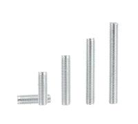 Varilla roscada completa de acero al carbono cincado M3 M4 M5 M6 M8 M10 M12, tornillo, varilla sin cabeza(20mm,M8-3pcs)