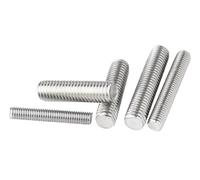 Varilla roscada de acero inoxidable 304 M3 M4 M5 - Tornillo de avance de 16-200 mm for anclajes, abrazaderas y colgadores(10Pcs M3x60mm)