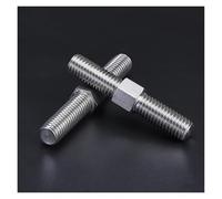 Varilla roscada de doble extremo M16 - Perno prisionero de cabeza doble de acero inoxidable 304, longitud ajustable de 60 mm a 150 mm(M16x130mm 1pcs)