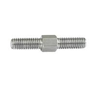 Varilla roscada de doble extremo M6 de acero inoxidable 304 (pernos y tornillos de varilla de empuje ajustables for mano izquierda y derecha)(M6 X 50mm 1pcs)
