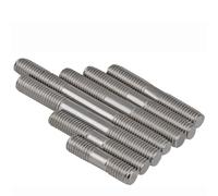 Varilla Roscada M3 X0.5 50 mm - 200 Métrico 304 Acero inoxidable Doble extremo Roscado Pernos Tornillo Varilla(M3X200mm-5pcs)