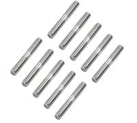 Varilla roscada, Perno prisionero de acero inoxidable 304 adecuado for construcción industrial(M6x130mm 5pcs)