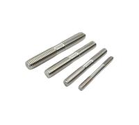 Varilla Roscada Perno prisionero de varilla con rosca de doble extremo, acero inoxidable 304, alargado, longitud igual, cabeza doble roscada(M12-1pcs,130mm)