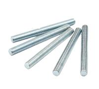 Varilla roscada Varilla roscada completa galvanizada, varillas roscadas totalmente métricas, tornillo de barra, perno galvanizado, espárrago, varilla dientes(M6x170 (1pc))