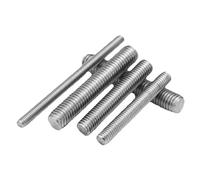 Varilla Roscada Varilla roscada completa Varillas con rosca métrica Tornillos Perno de acero inoxidable 304(M8,180mm (5pcs))