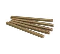 Varilla Roscada Varillas roscadas de zinc, barra cabeza totalmente doble, pernos prisioneros sin , varilla roscada, dientes(M6,30.0MM)