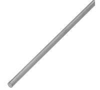 Varilla roscada - zincada, rosca M04, longitud de 1 metro, ideal para fijaciones robustas y diversas aplicaciones en construcción y ferretería.