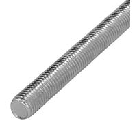 Varilla roscada - zincada, rosca M16, longitud 1 metro, fabricada en acero, ideal para uniones resistentes en proyectos de construcción.