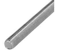 Varilla roscada - zincada, rosca M18, longitud 1 metro, resistente, ideal para sujeciones y estructuras en aplicaciones eléctricas y de ferretería.