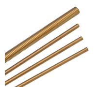 Varilla roscadas Varilla roscada completa de latón Barra cobre Perno prisionero Longitud del eje largo(M6x500mm-1pcs)