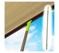 Varilla telescópica ajustable para persianas, diseño de empuje y tracción de acero inoxidable, fácil instalación para el hogar, tienda o escuela