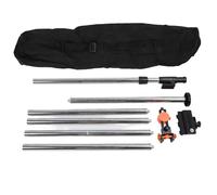 Varilla telescópica ajustable, poste de montaje, soporte de ajuste fino para contratistas, ingenieros, aleación de aluminio