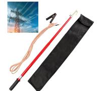 Varilla telescópica de 10 kV, 35 kV, 110 kV y 220 kV, varilla de descarga de líneas aéreas de alta tensión, varilla de descarga telescópica, varilla caliente aislada(220kv-118inch)