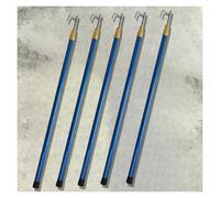 Varilla telescópica for atraque de embarcaciones con mango de goma antideslizante - Gancho de pesca ajustable de 13/16/20 pies for facilitar el atraque, en el agua(Blue,5Setx4m)