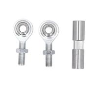 Varilla tensora del alternador, 2 1/2 pul largo 5/8 pul diámetro 3/8 pul ojo de articulación, soporte de alternador ajustable de acero inoxidable apto para motorSBC BBC350 454