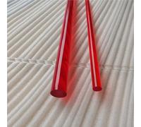 Varillas acrílicas de 20 piezas de colores, varillas acrílicas multicolores de 4 a 10 pulgadas for manualidades, barra de lucita for adornos for pasteles, asta de bandera de 3mm de diámetro(Red,3x150m