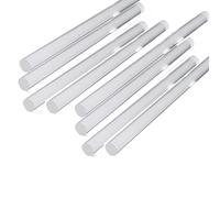 Varillas acrílicas de plástico sólido de 500 mm for manualidades y modelismo (8 unidades)(500mmx2mm)