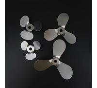 Varillas agitadoras suspendidas, Agitador de laboratorio de acero inoxidable 304, tres hojas, 30° o 45°, 40-120 mm, orificio de 8 mm(4cm-6mm press down)