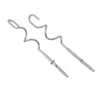 Varillas Batidoras para kenwood Reemplazo para acero Inoxidable Batidora de Mano para mezcla Homogénea Postres Suaves 21.5cm(D)