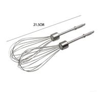 Varillas Batidoras para kenwood Reemplazo para acero Inoxidable Batidora de Mano para mezcla Homogénea Postres Suaves 21.5cm(12 wire rods*)