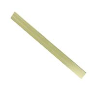 Varillas cuadradas de latón delgadas, barras rectangulares sólidas de 495 mm de largo, tiras de metal decorativas fáciles de cortar.(1mm*2mm)