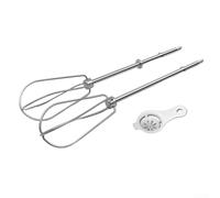 Varillas de acero inoxidable y ganchos para amasar piezas de repuesto para batidora Kenwood, para batidoras robustas para batidoras de masa y cremas, para batidoras de mano Kenwood, juego de 2 piezas