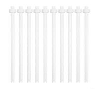 Varillas de botón de descarga de inodoro, 10 piezas, plástico para reemplazo simple de sistema de descarga dual