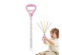 Varillas de burbujas gigantes, palillo de burbujas de 32 agujeros, interactivo 5 garras portátil para niñas de edad preescolar - ocio interior/exterior en familia, picnic, parque, cumpleaños,