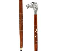 Varillas de caminar de lujo cromadas premium | Bastón de madera de palisandro hecho a mano con barras decorativas de latón macizo | Bastones y muletas | Nagina International ...