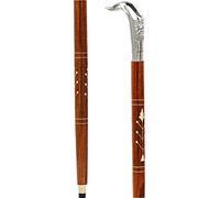 Varillas de caminar de lujo cromadas premium | Bastón de madera de palisandro hecho a mano con barras decorativas de latón macizo | Bastones y muletas | Nagina International ...