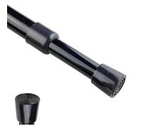Varillas de cortina de tensión de resorte de 28 a 43 pulgadas, ajustable, con resorte pequeño, extensible, resistente, para cocina, baño, ventana, estantería, armario