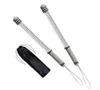 Varillas de cuerda de combate,Equipo de ejercicio con anillos de peso ajustables,Cuerda de combate de ejercicio resistente inalámbrica | para hombres Ejercicio corporal completo Refuerzo muscular