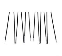 Varillas de fibra de vidrio de 10 pies para soporte de tienda de campaña, kit de poste de camping al aire libre para estabilidad y comodidad