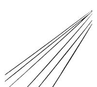 Varillas de fibra de vidrio negras, barra elástica de fibra de vidrio de 1m, diámetro 0,8mm, 1mm, 1,2mm, varilla de fibra de vidrio de construcción ligera, 6 uds.(1.2x1000mm)